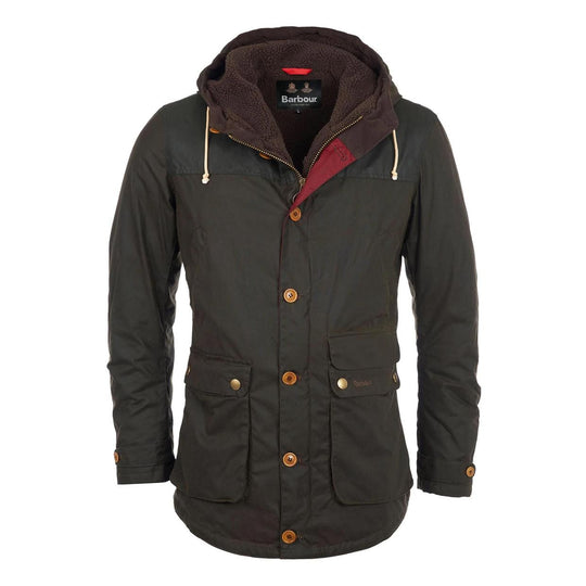 Giubbino Uomo Barbour Game Parka Verde
