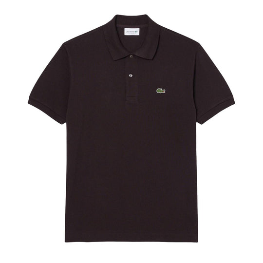Polo Uomo Lacoste Classico L.12.12 Original Marrone