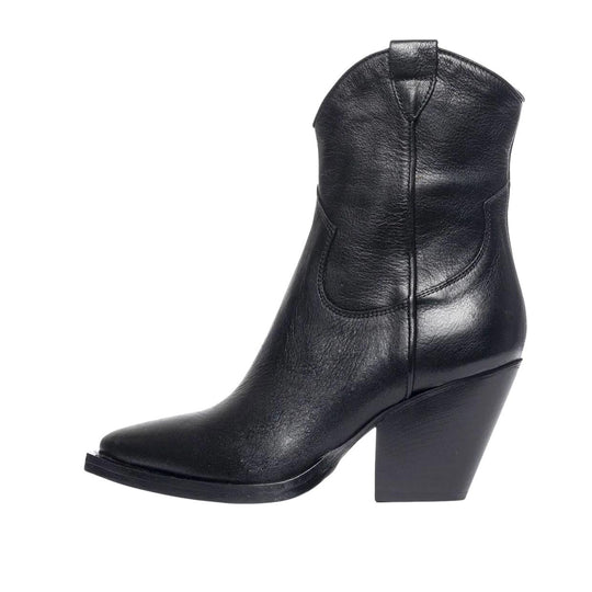 Stivali Donna Curiositè Tronchetto Texano Nero