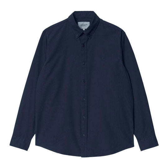 Carhartt WIP Men's L/S Bolton Shirt Blue