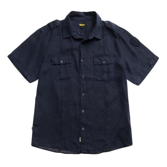 Blauer Men's Short Sleeve Benson Shirt Blue