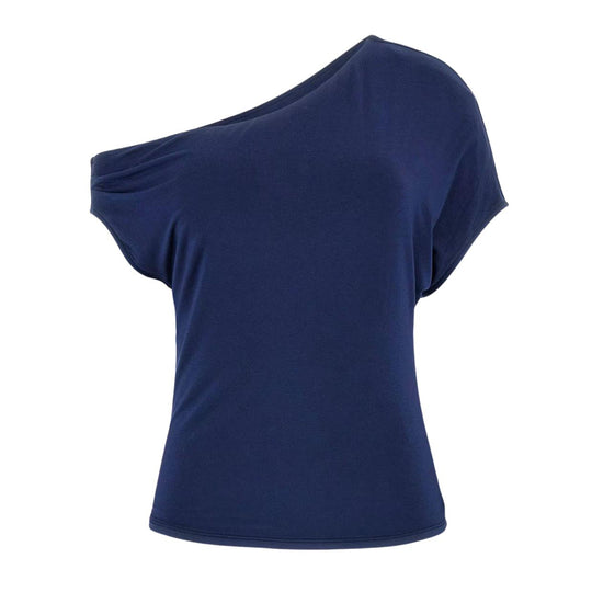 Top Stretch Guess Spalle Scoperte Blu