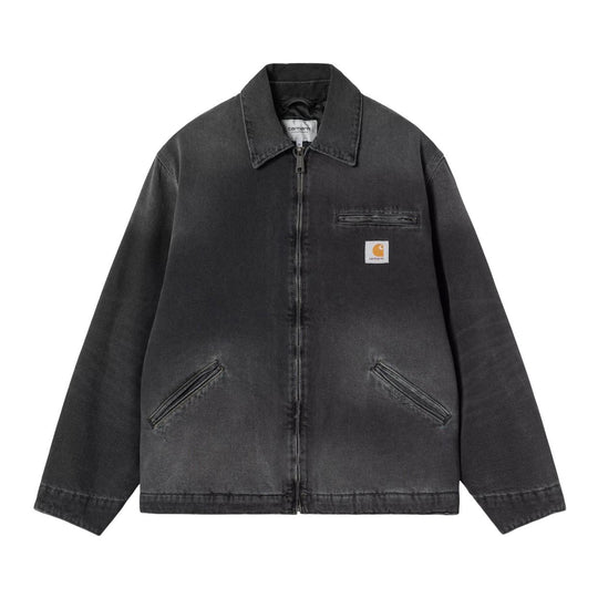 Giubbino Uomo Carhartt Wip Og Detroit Jacket Nero Lavato