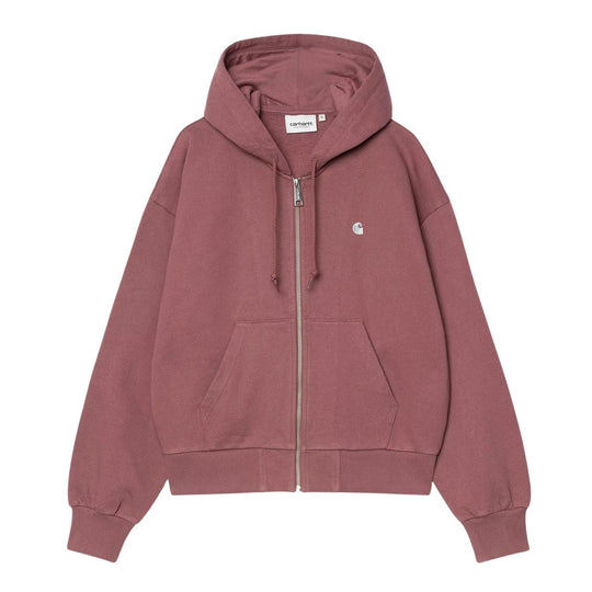 Damen-Sweatshirt Carhartt WIP W' Kapuzen-Casey Rosa Dusty