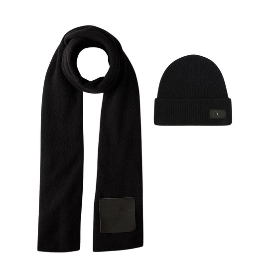 Cappello + Sciarpa Donna LIU-JO Beanie Nero
