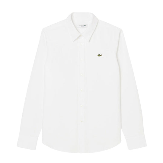 Camicia Donna Lacoste Oxford Bianco