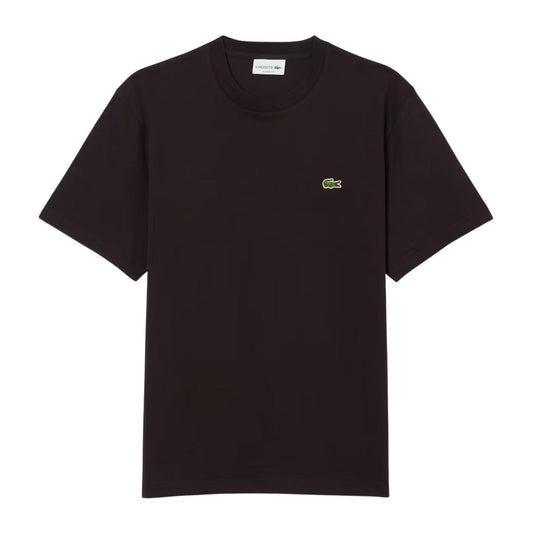 T-Shirt Uomo Lacoste M/M Girocollo Unita Marrone