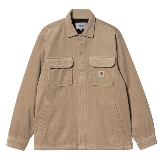 Giacca-Camicia Carhartt Whitsome Shirt Jac Beige Chiaro