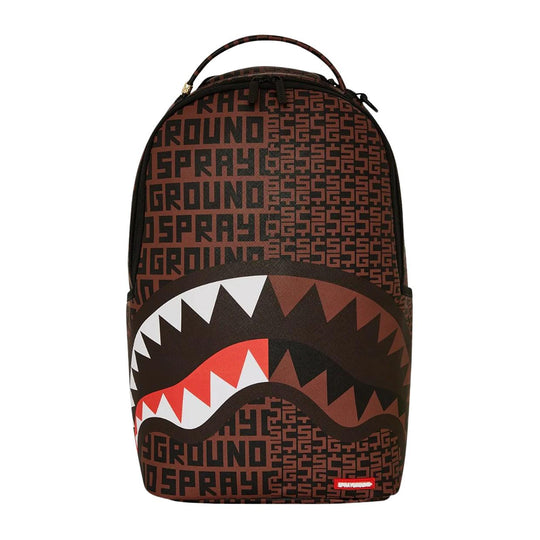 Zaino Sprayground Money Shark Split Marrone