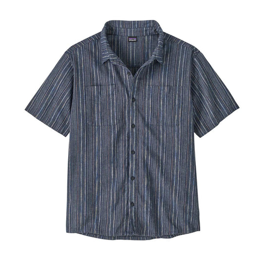 Camicia Uomo Patagonia Back Step Shirt Blu Multicolor