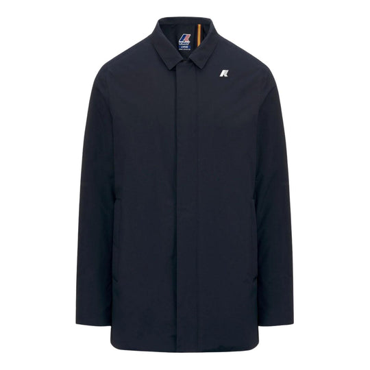 Men's K-Way Benny Warm Ottoman Blue Raincoat