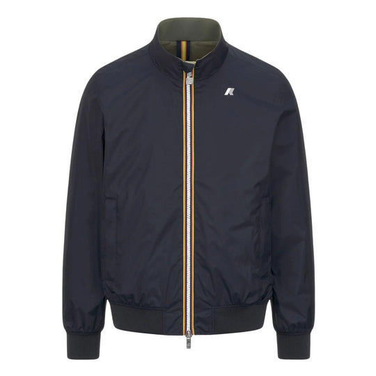 Giubbino Uomo K-Way Arsene Plus.2 Reversibile Blu / Verde