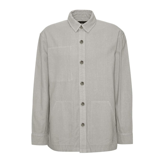 Overshirt Herren Barbour Leinen Sand