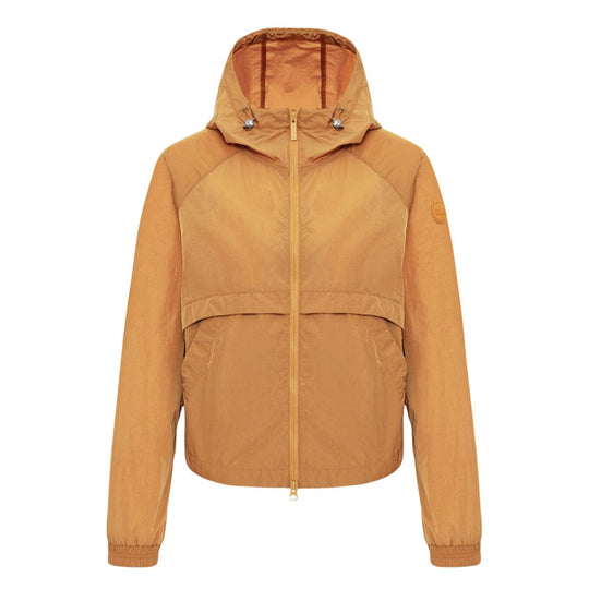 Giubbino Donna Colmar Giacca Sfoderata Cappuccio Cognac