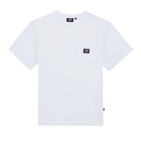 T-Shirt Uomo Dickies Luray Pckt Bianco