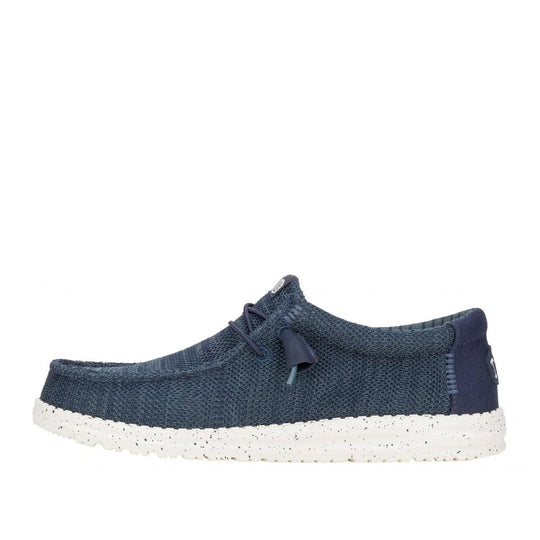 Mocassini Uomo Hey Dude Wally Stretch Sox Blu
