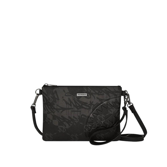 Pochette Sprayground 3AM Check Schwarz