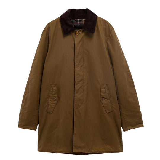 Giubbino Uomo Barbour x Baracuta Wax Trench Coat Biscotto