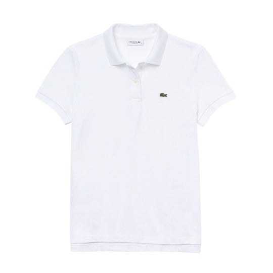 Polo Lacoste Donna Regular Fit Bianco
