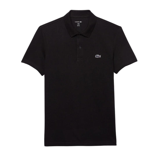 Polo Uomo Lacoste Regular Fit Ottoman Nero