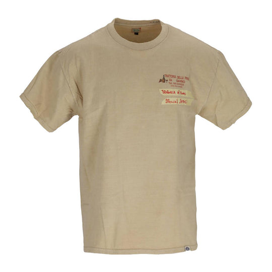 T-Shirt Uomo Mr. Hot Dog Trattoria Bianco Sporco