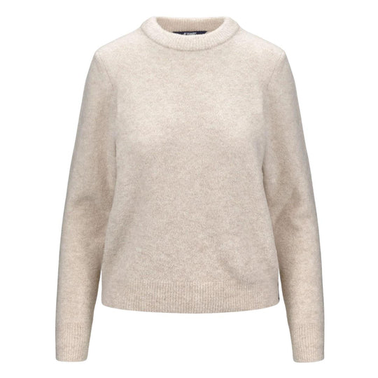 Women's K-Way Clarisse Merino Wool Bouclé Sweater Beige