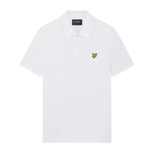 Polo Uomo Lyle & Scott Logo Bianco