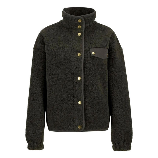 Felpa Donna Barbour Mabel Fleece Overlayers Oliva