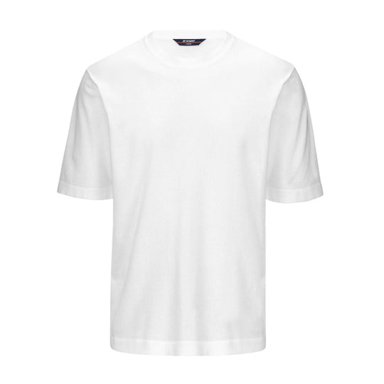 T-Shirt Uomo K-Way Combe Bianco