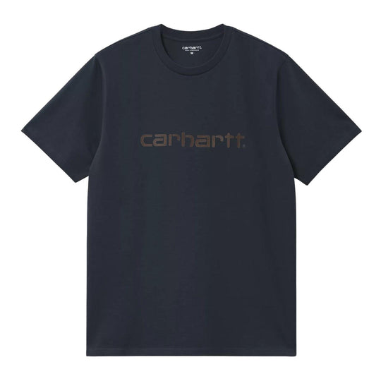 T-shirt Uomo Carhartt WIP S/S Script Blu Scuro
