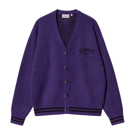 Men's Cardigan Carhartt WIP Onyx Purple