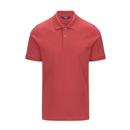 Polo Uomo K-Way Amedee Pique Corallo