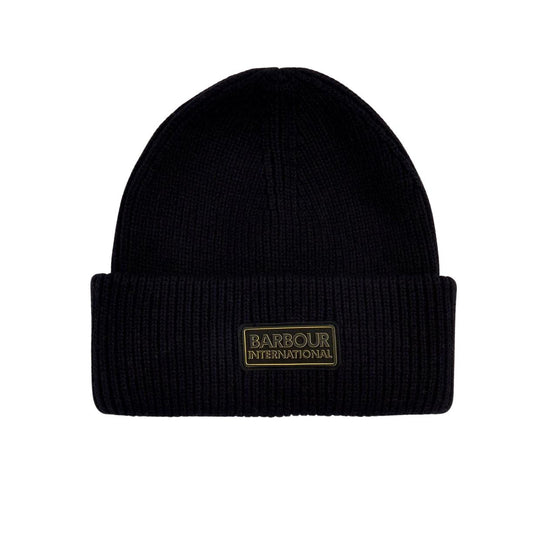Cappello Uomo Barbour International Flex Beanie Hat Nero