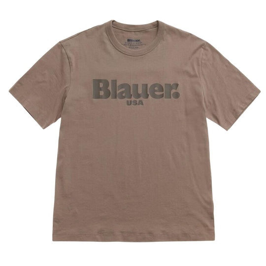 T-shirt Uomo Blauer Bourne Marrone