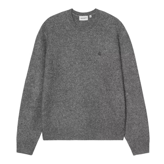 Maglia Uomo Carhartt Wip Curtis Sweater Grigio Scuro