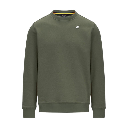 Felpa Uomo K-Way Baptiste French Terry Verde