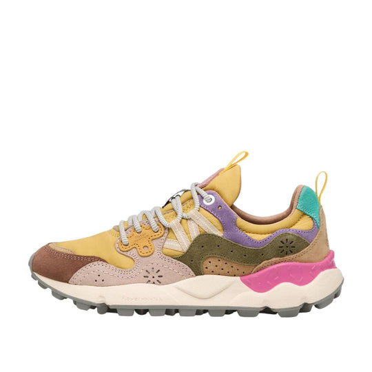Sneakers Donna Flower Mountain Yamano 3 Giallo Multicolor