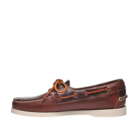 Scarpe Donna Sebago Docksides Portland Waxed Marrone