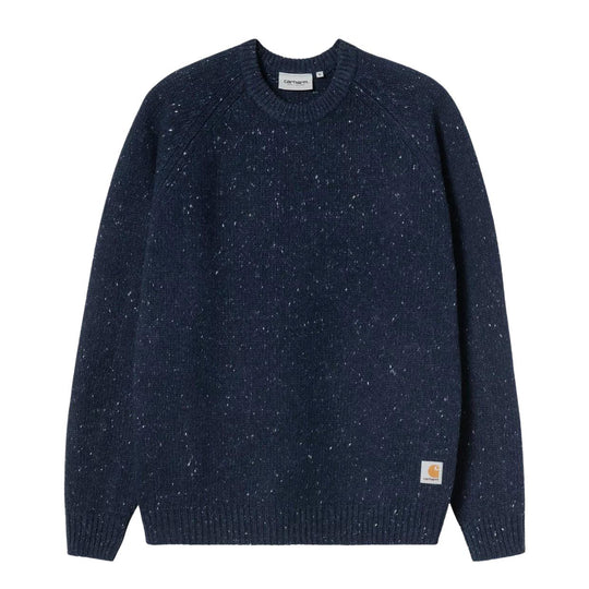 Maglia Uomo Carhartt Wip Anglistic Sweater Blu