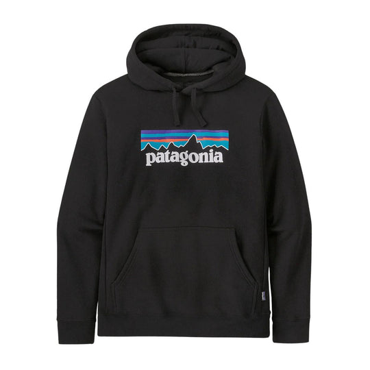 Felpa Uomo Patagonia P-6 Logo Uprisal Nero