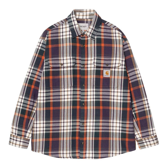 Camicia Uomo Carhartt L/S Tamblyn Shirt Viola