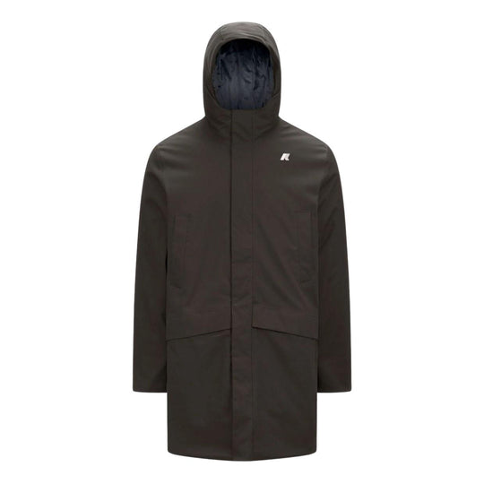 Giubbino Uomo K-Way Jarno Twill Marmotta Marrone