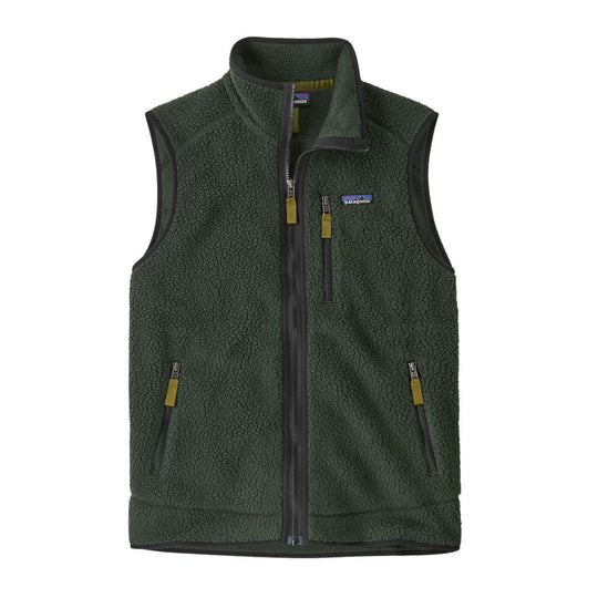 Gilet Uomo Patagonia Retro Pile Fleece Verde