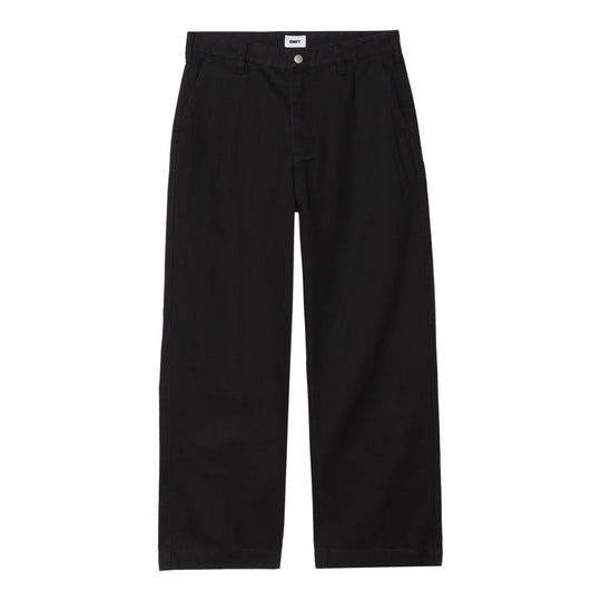Pantaloni Uomo Obey Bigwig Giant Chino Nero
