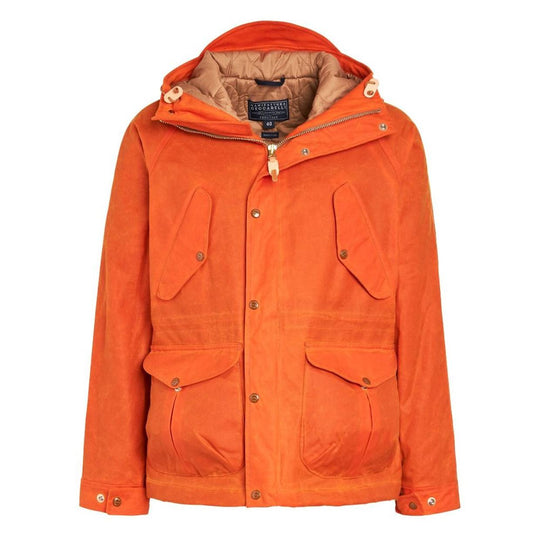 Giubbino Uomo Manifattura Ceccarelli Fisherman Parka Arancione