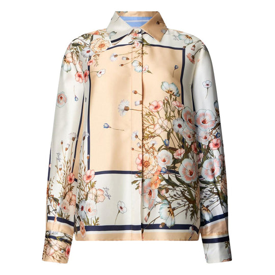 Camicia Donna Liu-Jo M/L Fantasia Panna Multicolor