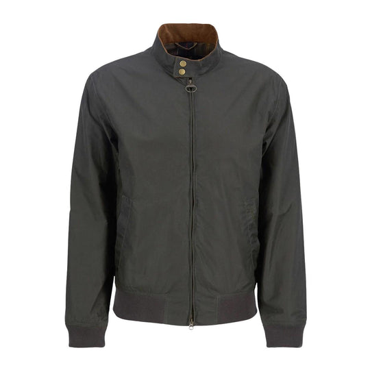 Giubbino Uomo Barbour Lightweight Royston Wax Verde