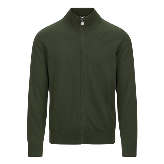 Maglia Uomo K-Way Finny Cotton Full Zip Verde