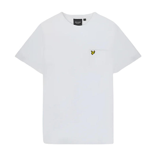 T-shirt Uomo Lyle & Scott Piquet Pocket Bianco
