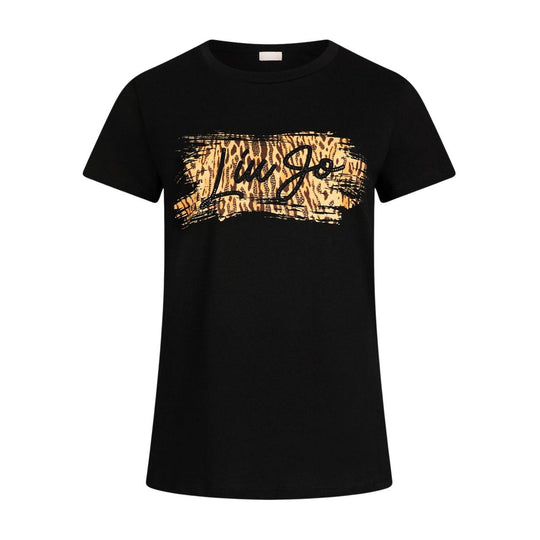 T-shirt Donna Liu-Jo Stampa Logo Animalier